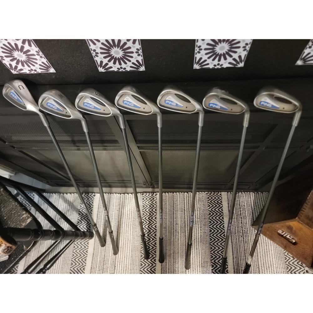 Ping G2 Black Dot Iron Set 4-UW (No 6 Iron) RH-Factory TFC 100 Soft Reg Graphite